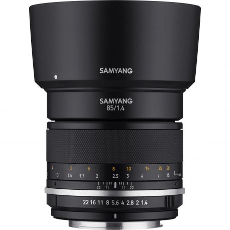 Obiettivo Samyang MF 85mm f/1.4 Mark II attacco Sony E