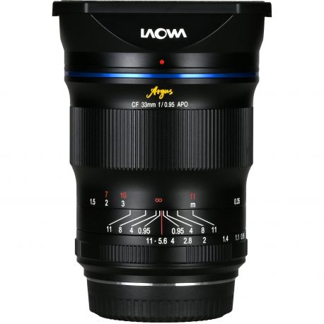 Obiettivo Laowa Venus 33mm f/0.95 CF APO Argus per mirrorless Fujifilm X