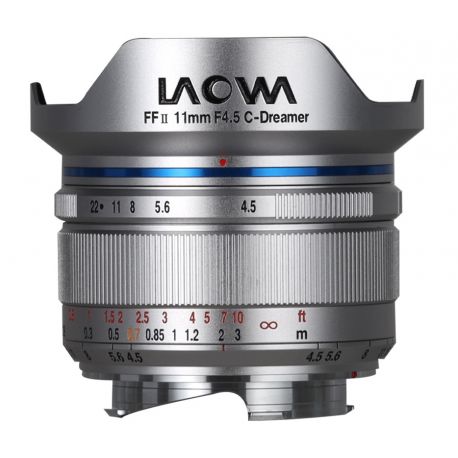 Obiettivo Laowa Venus 11mm f/4.5 C-Dreamer FF RL per Leica M-Mount Silver
