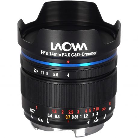 Obiettivo Laowa Venus 14mm f/4 FF RL Zero-D per mirrorless Canon RF