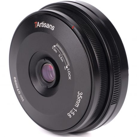 Obiettivo 7Artisans 35mm f/5.6 Pancake per mirrorless Canon EOS R