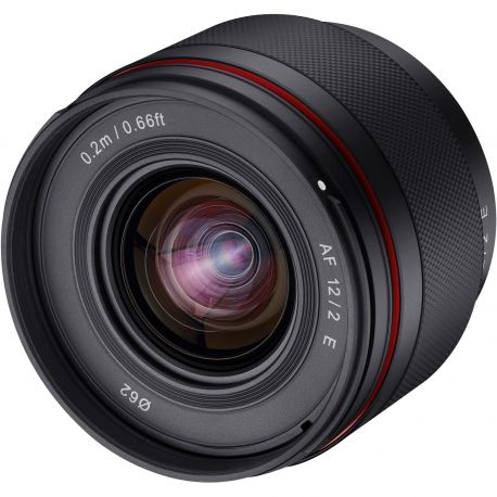 Obiettivo Samyang AF AutoFocus 12mm f/2 per mirrorless Sony E