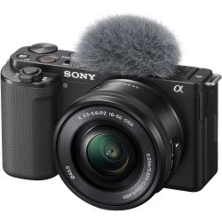 Fotocamera Mirrorless Sony ZV-E10 nero kit 16-50mm [MENU ENG]