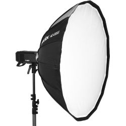 Godox Parabolic Softbox AD-S85W 85cm (bianco) con attacco per flash AD400PRO