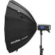 Godox Parabolic Softbox AD-S85W 85cm (bianco) con attacco per flash AD400PRO