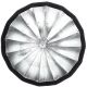 Godox Parabolic Softbox AD-S85W 85cm (bianco) con attacco per flash AD400PRO