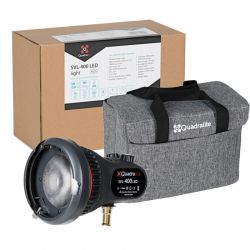 Quadralite SVL-400 Faretto LED light plus (lampada + borsa + supporto treppiede)
