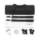 Quadralite kit di illuminazione LEDTuber Lighting (lampadine + stativi + ombrelli)