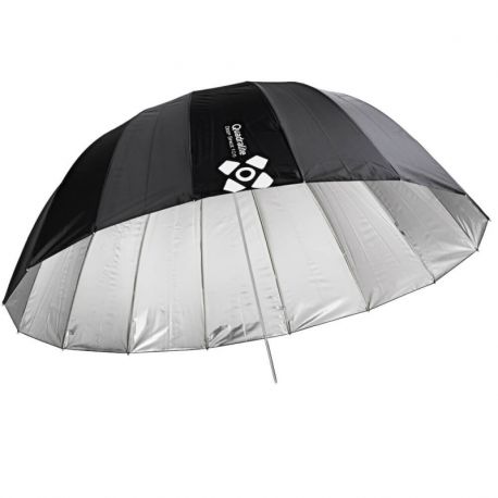 Quadralite Deep Space 105 ombrello parabolico argento e nero