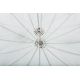 Quadralite Deep Space 130 ombrello parabolico bianco e nero