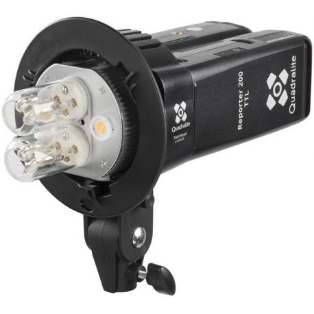 Quadralite Testa per utilizzare 2 lampade per flash Reporter 200