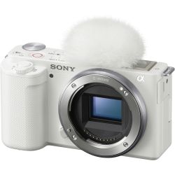 Fotocamera Mirrorless Sony ZV-E10 bianco Body [MENU ENG]