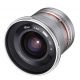 Obiettivo Samyang 12mm f/2.0 NCS CS Silver x Micro Quattro Terzi M4/3 Lens
