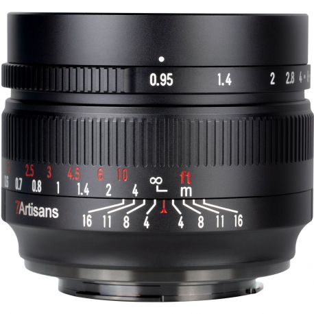 Obiettivo 7Artisans 50mm F/0.95 APS-C per mirrorless Fujifilm X