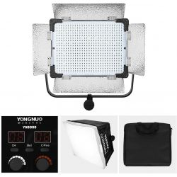 Yongnuo YN6000 faretto LED 3200-5500K kit softbox