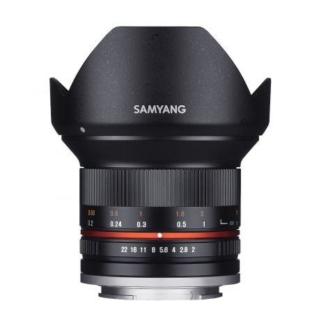 Obiettivo Samyang 12mm f/2.0 NCS CS Nero x Fujifilm Fuji X Lens