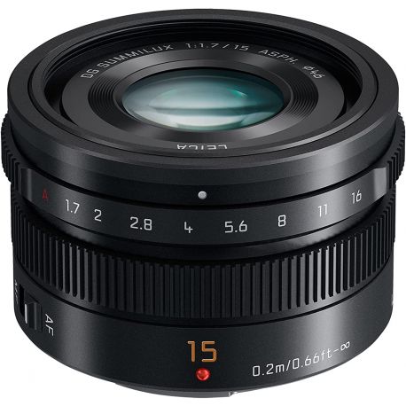 Obiettivo Panasonic LEICA DG SUMMILUX 15mm F/1.7 ASPH Nero Lens