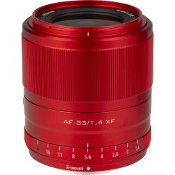 Obiettivo Viltrox AF 33mm f/1.4 Rosso Limited Edition per Fujifilm X