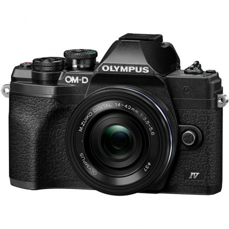Fotocamera Olympus OM-D E-M10 mark IV kit 14-42mm F3.5-5.6 EZ Nero
