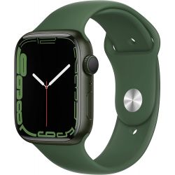 Apple Watch Series 7 GPS 45mm Cassa in alluminio Cinturino Sport - Verde Trifoglio