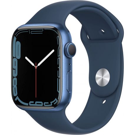 Apple Watch Series 7 GPS 45mm Cassa in alluminio cinturino Sport - Blue Abisso