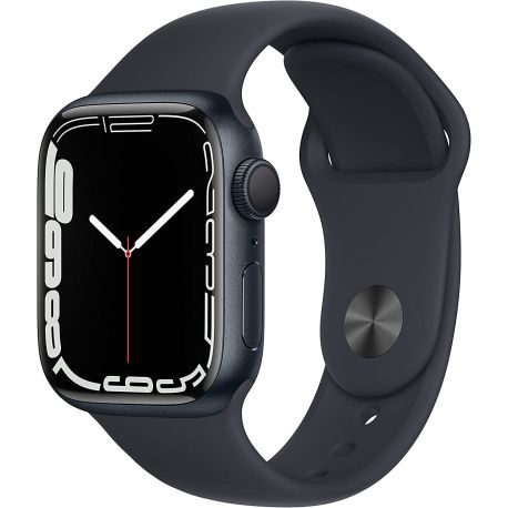 Apple Watch Series 7 GPS 41mm Cassa in alluminio cinturino Sport - Nero Midnight