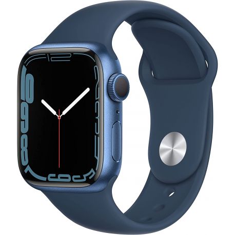 Apple Watch Series 7 GPS 41mm Cassa in alluminio cinturino Sport - Blue Abisso