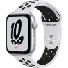 Apple Watch SE (2021) GPS Nike 40mm Argento Cassa in alluminio cinturino Sport - Pure Platinum Nero