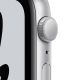 Apple Watch SE (2021) GPS Nike 40mm Argento Cassa in alluminio cinturino Sport - Pure Platinum Nero