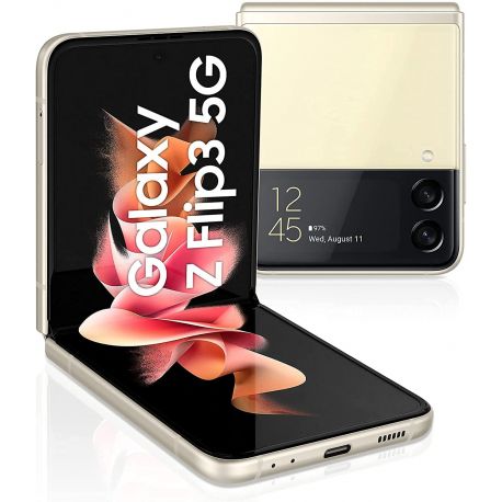 Smartphone Samsung Galaxy Z Flip3 F711B 5G Dual Sim 8GB RAM 256GB Cream