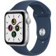 Apple Watch SE (2021) GPS 44mm Argento Cassa in alluminio cinturino Sport - Abyss Blue
