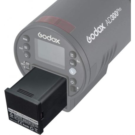 Godox WB30P batteria ricambio per flash AD300Pro AD200 AD200Pro X200