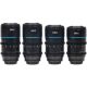 SIRUI Mars kit 4 obiettivi (24mm T2.9, 35mm T2, 50mm T2, 75mm T2) attacco micro quattro terzi