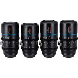 SIRUI Mars kit 4 obiettivi (24mm T2.9, 35mm T2, 50mm T2, 75mm T2) attacco micro quattro terzi