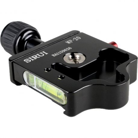 SIRUI MP-20 piastra sgancio rapido in alluminio per treppiedi con adattatore filettatura