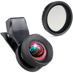 SIRUI Obiettivo grandangolare 18mm con filtro polarizzatore per smartphone