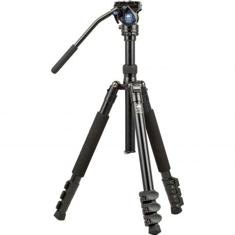 SIRUI ET-2004 Treppiedi in alluminio con testa video VA-5