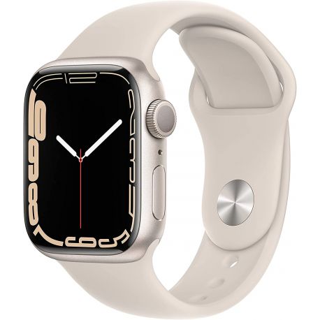 Apple Watch Series 7 GPS 41mm Cassa alluminio Sport Band - Starlight