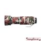 easyCover custodia protettiva verde mimetico in neoprene per Canon RF 100-500mm lens oak