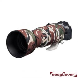 easyCover custodia protettiva verde mimetico in neoprene per Canon RF 100-500mm lens oak