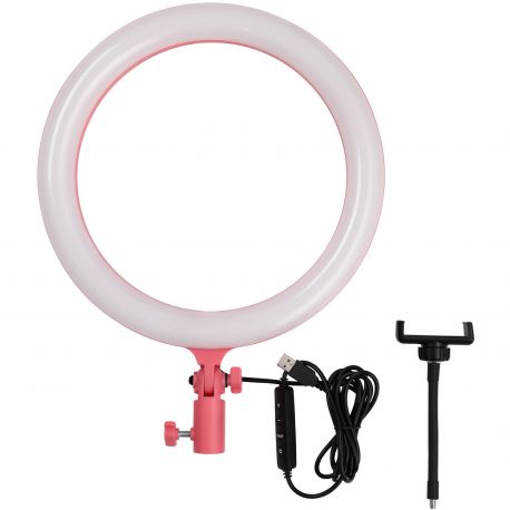 Godox LR-120P Faretto LED ring anulare bicolore rosa