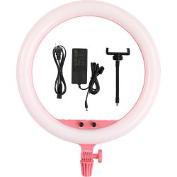 Godox LR-150P Faretto LED ring anulare bicolore rosa