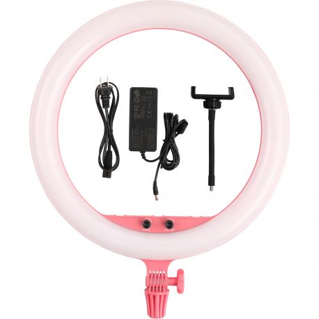 Godox LR-150P Faretto LED ring anulare bicolore rosa