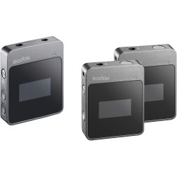 Godox Movelink M2 2.4GHz 2x microfono wireless per fotocamere e smartphone