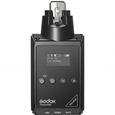 Godox TX3-XLR trasmettitore wireless per microfono compatibile con sistema wireless WMicS1