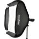 Godox SFUV4040 softbox 40x40cm per flash da esterno + staffa S-type + custodia