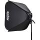 Godox SGGV6060 softbox 60x60cm per flash da esterno + griglia + staffa S2 type + custodia
