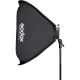 Godox SGGV6060 softbox 60x60cm per flash da esterno + griglia + staffa S2 type + custodia