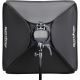 Godox SGGV6060 softbox 60x60cm per flash da esterno + griglia + staffa S2 type + custodia