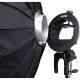 Godox SGGV6060 softbox 60x60cm per flash da esterno + griglia + staffa S2 type + custodia